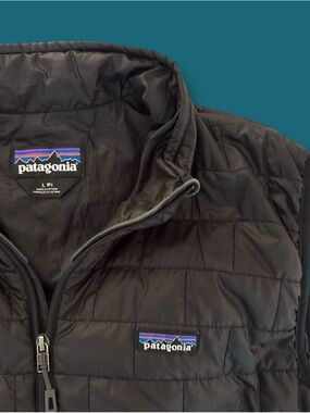 Patagonia Men’s Black Quilted Nano Puff Puffer Jacket - no corporate logos